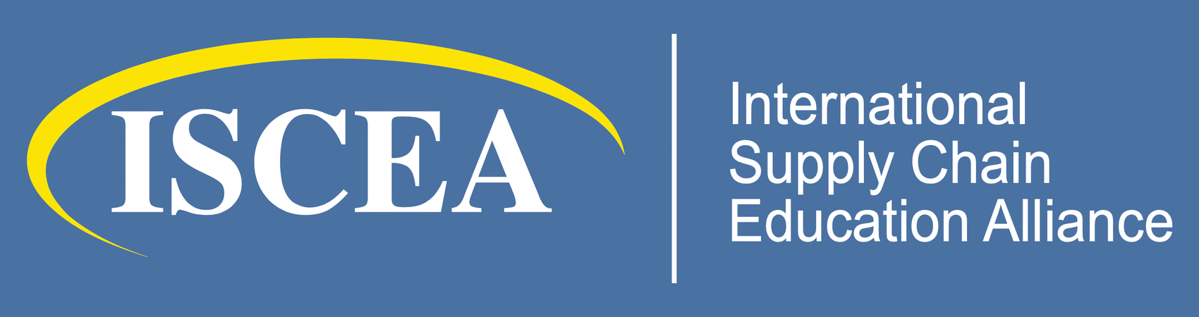 ISCEA Logo Legend - Blue Bkg 