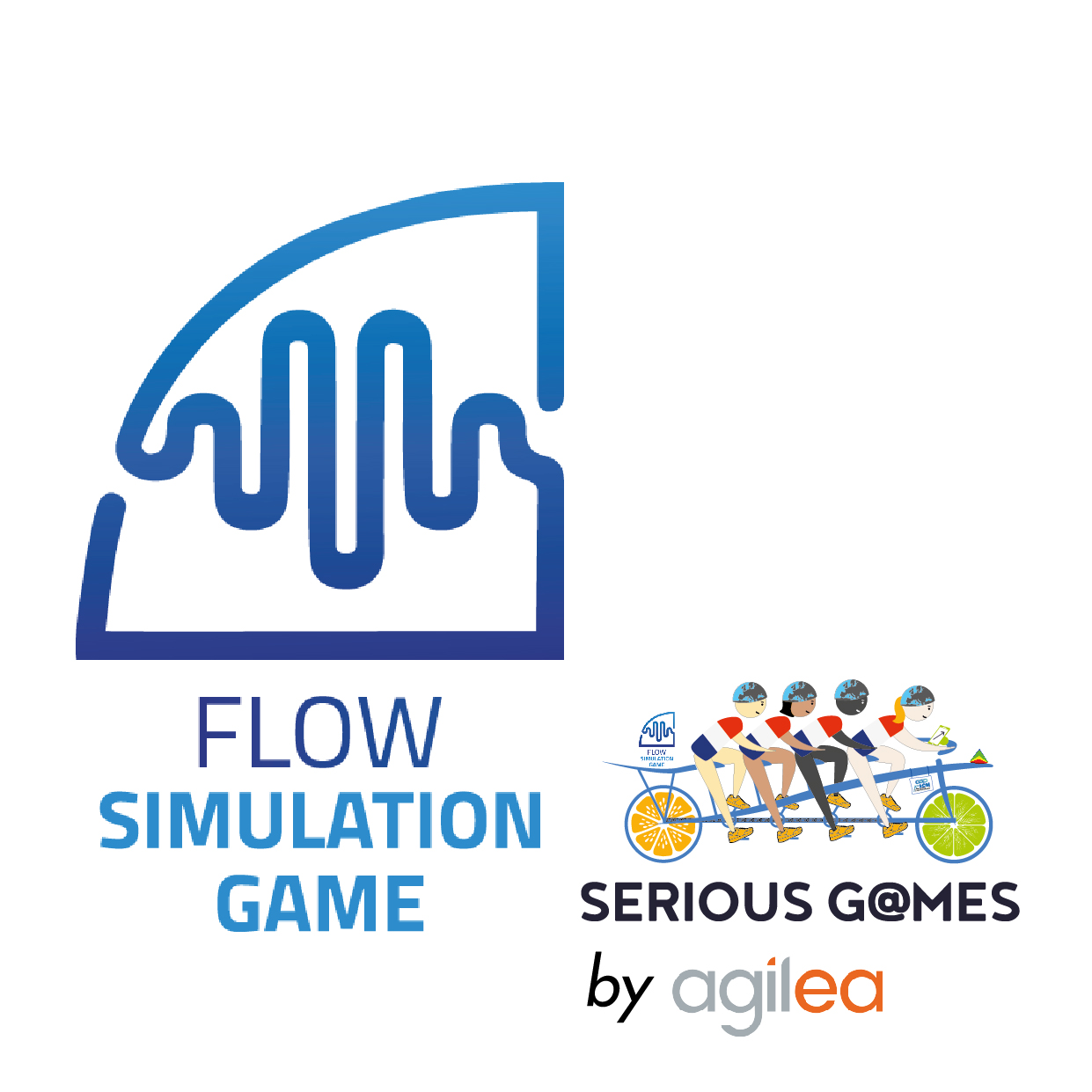 logo serious games-flow simulation game